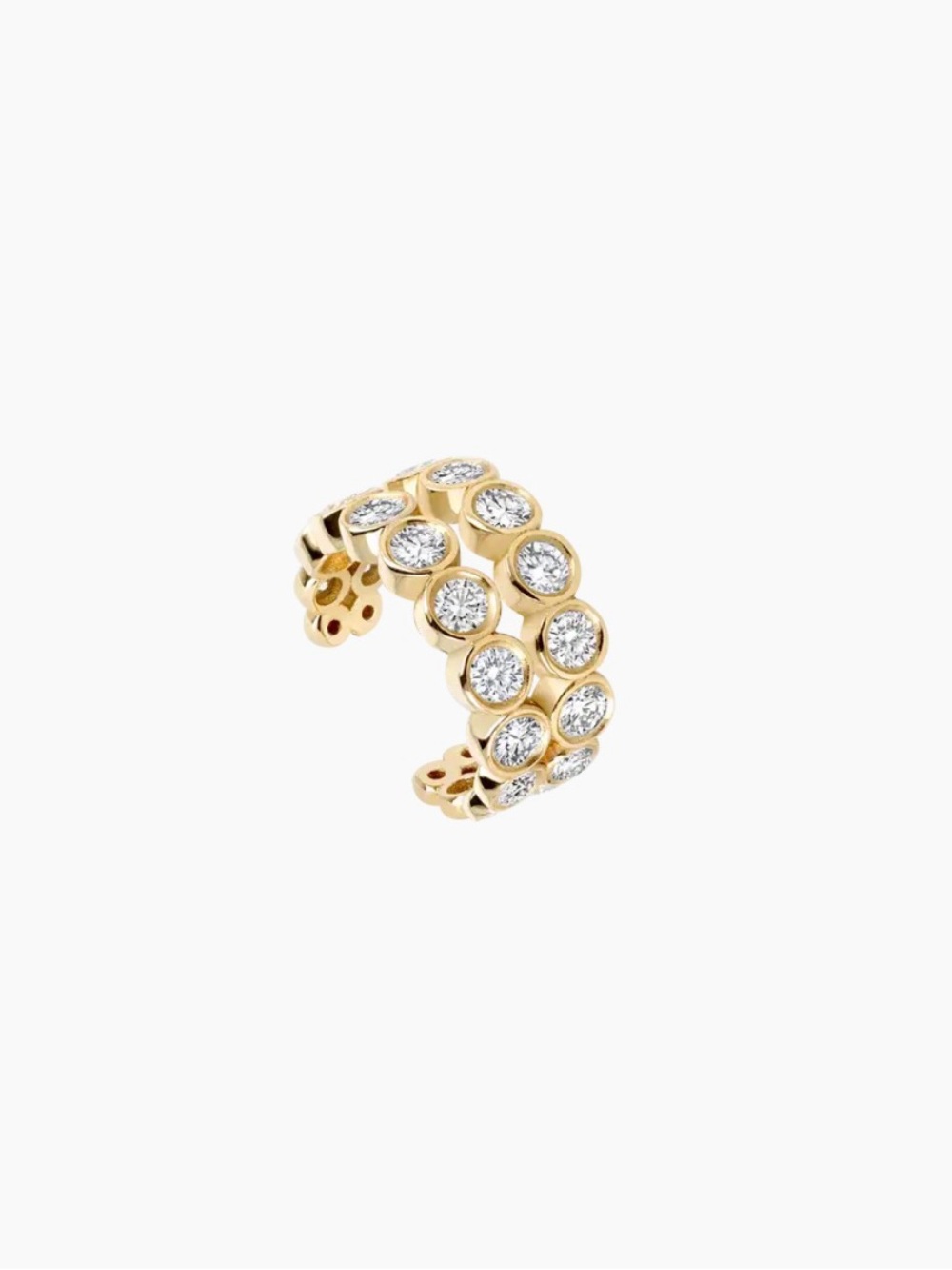 Idyl 14K Yellow Gold Lab-Grown Diamond Power Ear Cuff